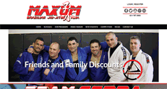 Desktop Screenshot of maxumbjj.com